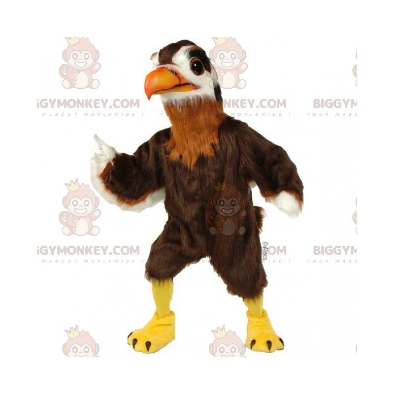 Costume de mascotte BIGGYMONKEY™ d'aigle au pelage marron - Costume de mascotte BIGGYMONKEY™ d'aigle au pelage marron -