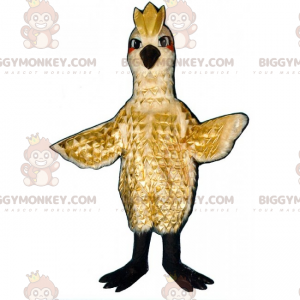 Kostium maskotka ptak BIGGYMONKEY™ z grzebieniem -