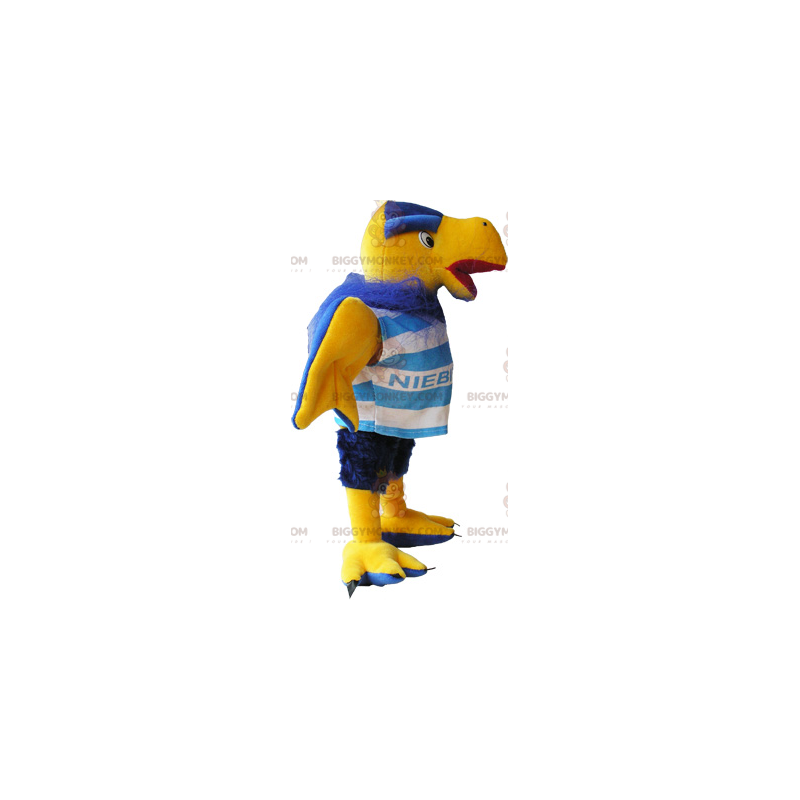 Fågel BIGGYMONKEY™ maskotdräkt med supporteroutfit - Fågel BIGGYMONKEY™ maskotdräkt med supporteroutfit -