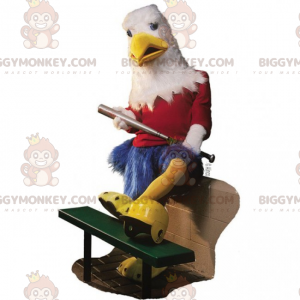 Baseball Player Bird BIGGYMONKEY™ Mascot Costume -