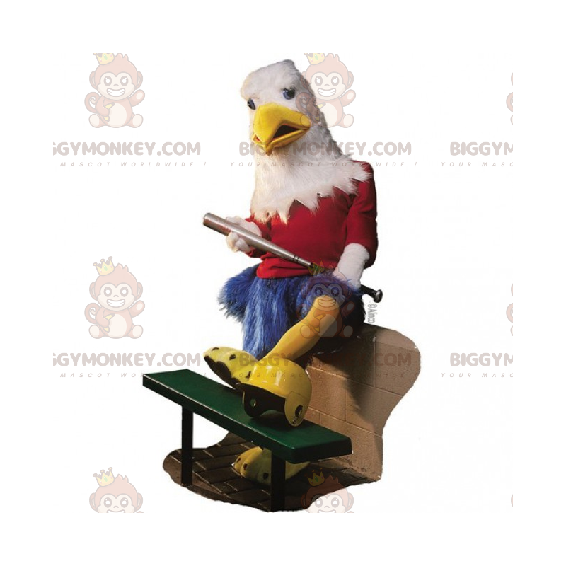 Fantasia de mascote de pássaro BIGGYMONKEY™ para jogador de Fantasia de mascote de pássaro BIGGYMONKEY™ para jogador de