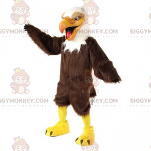Bedrohlicher Vogel BIGGYMONKEY™ Maskottchen-Kostüm -