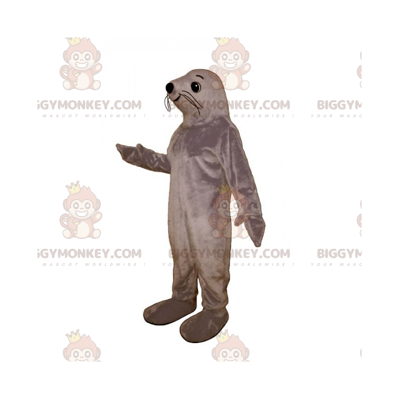 Kostium maskotki uśmiechniętego lwa morskiego BIGGYMONKEY™ - Kostium maskotki uśmiechniętego lwa morskiego BIGGYMONKEY™ -
