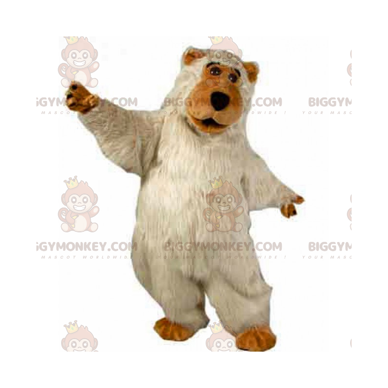 Fantasia de mascote de urso de pelo comprido macio BIGGYMONKEY™ Fantasia de mascote de urso de pelo comprido macio BIGGYMONKEY™