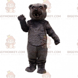 Costume da mascotte dell'orso dai capelli neri BIGGYMONKEY™ -