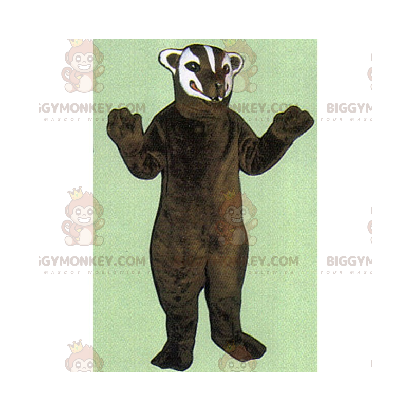 Disfraz de mascota de oso de cara blanca BIGGYMONKEY™ - Disfraz de mascota de oso de cara blanca BIGGYMONKEY™ -