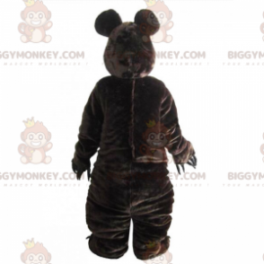 Kostým maskota medvěda BIGGYMONKEY™ s puntíkatým motýlkem –