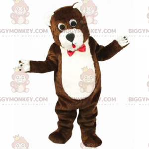 Στολή μασκότ BIGGYMONKEY™ με κόκκινο παπιγιόν - Biggymonkey.com