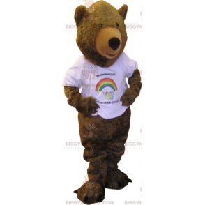 Kostium maskotka Miś BIGGYMONKEY™ z koszulką - Biggymonkey.com