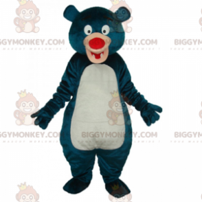 Red Nosed Blue Bear BIGGYMONKEY™ Mascot Costume - Bear mascot - BIGGYMONKEY_017301 - BiggyMonkey.com