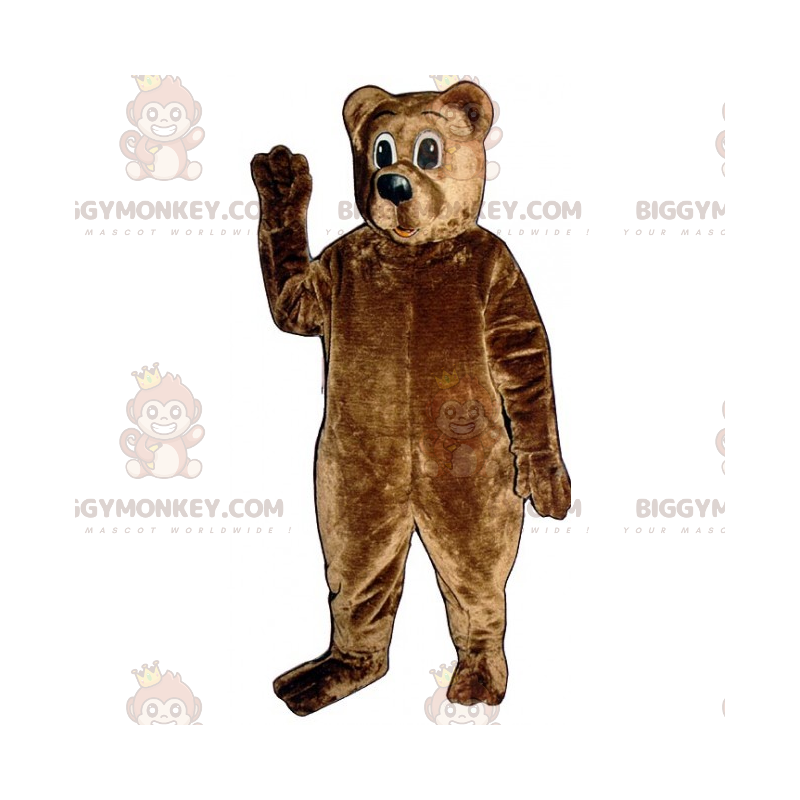 Big Eyed Brown Bear BIGGYMONKEY™ maskotkostume - Bjørn maskot - BIGGYMONKEY_017304 - BiggyMonkey.com