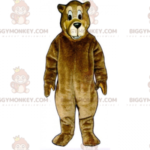 Disfraz de mascota BIGGYMONKEY™ Oso pardo con hocico largo -