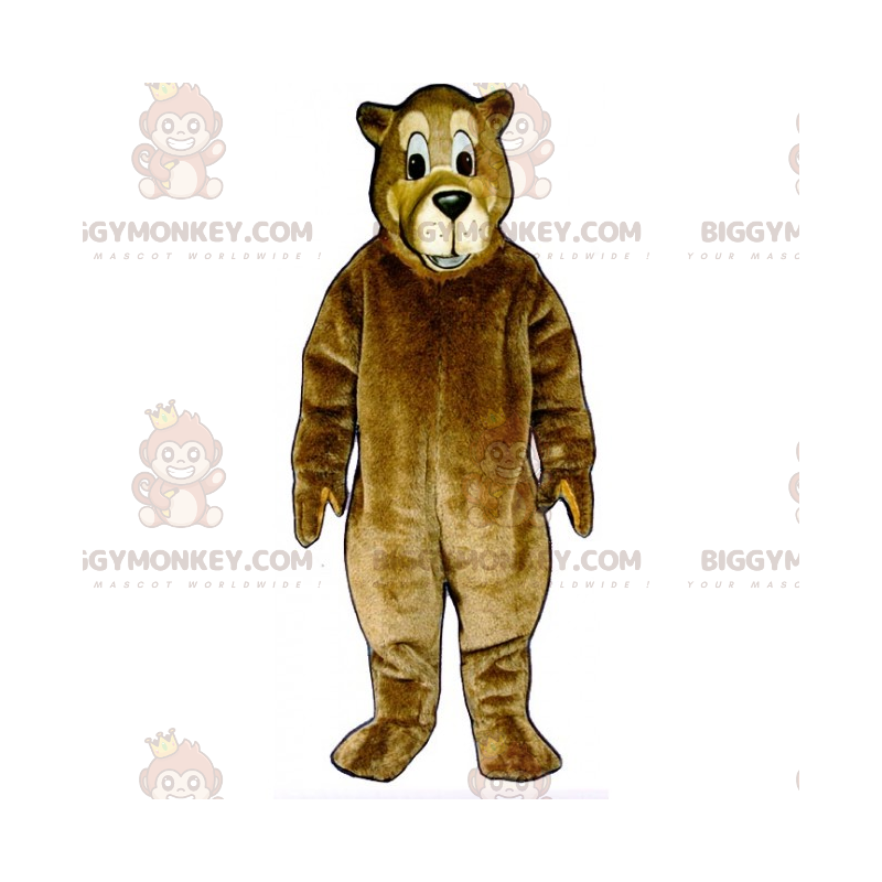 BIGGYMONKEY™ Costume da mascotte Orso bruno con muso lungo - BIGGYMONKEY™ Costume da mascotte Orso bruno con muso lungo -