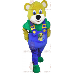 Bear In Overalls BIGGYMONKEY™ Mascot Costume - Biggymonkey.com