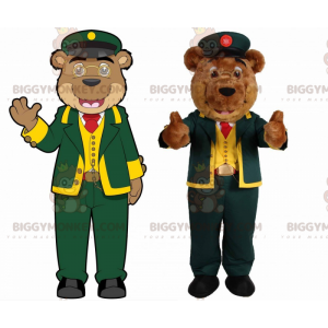 Traje de mascote Bear BIGGYMONKEY™ com roupa de controlador –