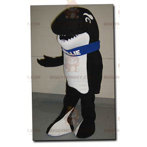 Black and White Orca BIGGYMONKEY™ Mascot Costume - Willie's