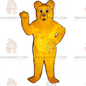 Costume da mascotte dell'orso giallo BIGGYMONKEY™ -
