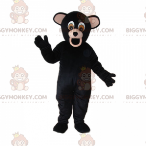 Big Eared Black Bear BIGGYMONKEY™ Mascot Costume –