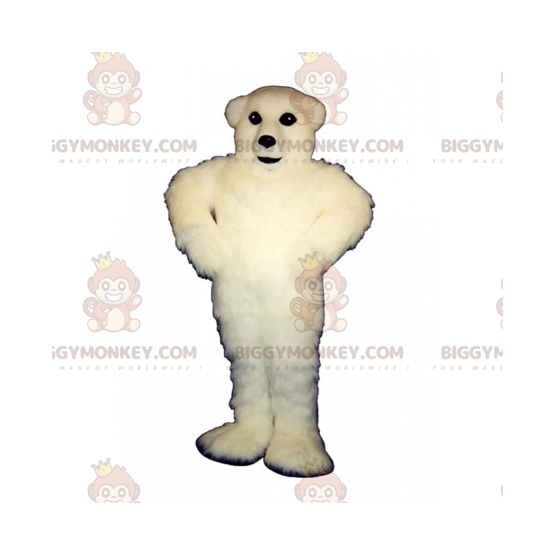 Kostým maskota bílého ledního medvěda BIGGYMONKEY™ – Kostým maskota bílého ledního medvěda BIGGYMONKEY™ –