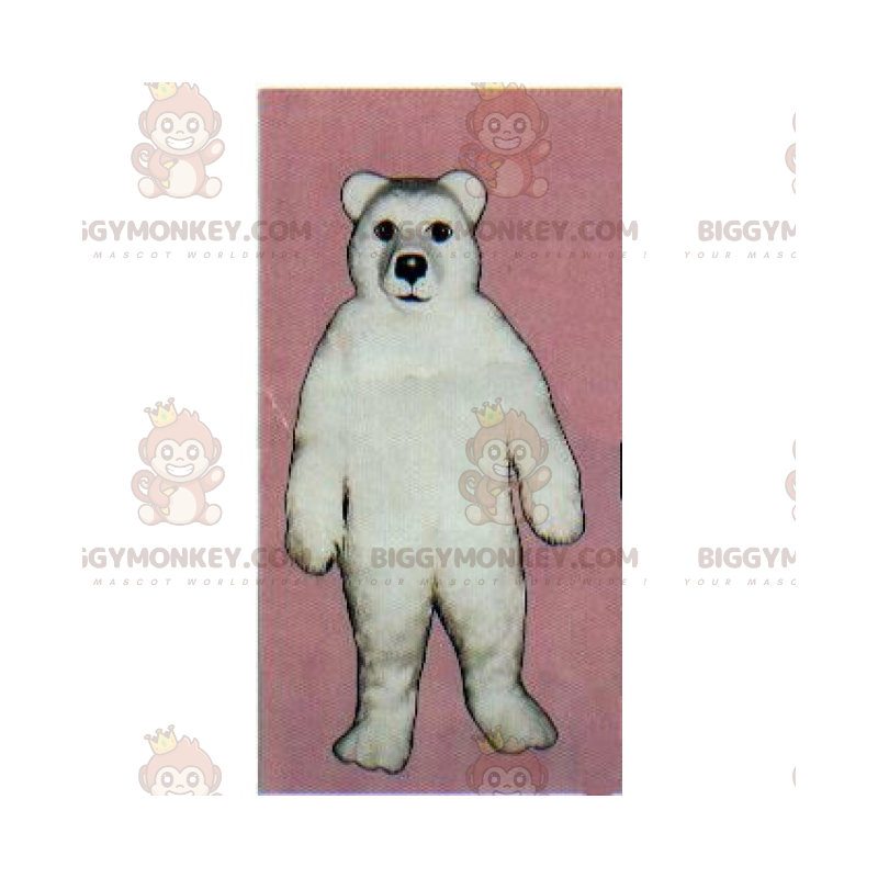 Disfraz de mascota de oso polar blanco BIGGYMONKEY™ - Disfraz de mascota de oso polar blanco BIGGYMONKEY™ -