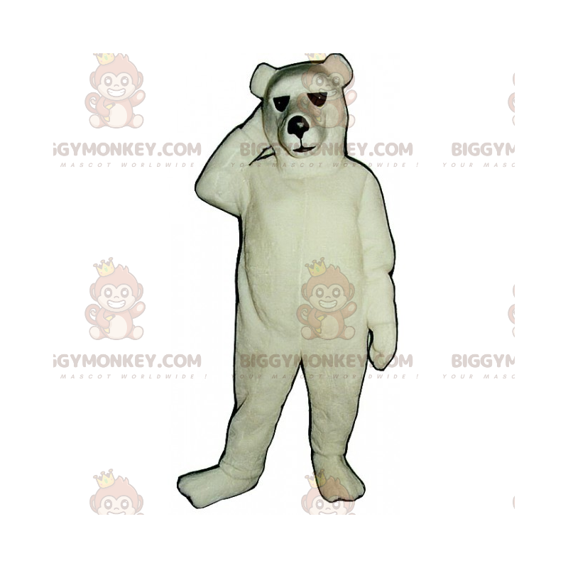 Klassinen jääkarhu BIGGYMONKEY™ maskottiasu - Biggymonkey.com Klassinen jääkarhu BIGGYMONKEY™ maskottiasu - Biggymonkey.com