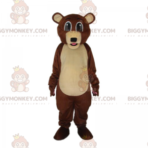 Costume de mascotte BIGGYMONKEY™ d'ourson aux grands yeux -