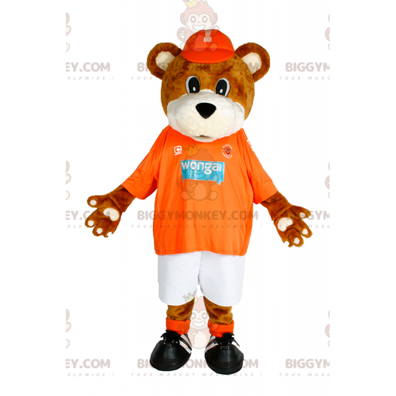 Bear BIGGYMONKEY™ Mascot Costume with Cap and Sportswear – Bear BIGGYMONKEY™ Mascot Costume with Cap and Sportswear –