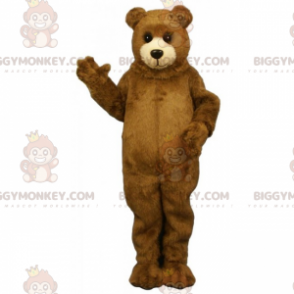 BIGGYMONKEY™ brun bjørneunge med hvidt næseparti maskotkostume - Bjørn maskot - BIGGYMONKEY_017380 - BiggyMonkey.com