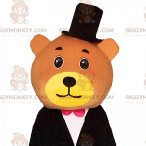 Smiling Brown Bear Cub BIGGYMONKEY™ Mascot Costume -