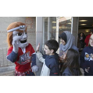 BIGGYMONKEY™ Disfraz de mascota de hombre vikingo celta con