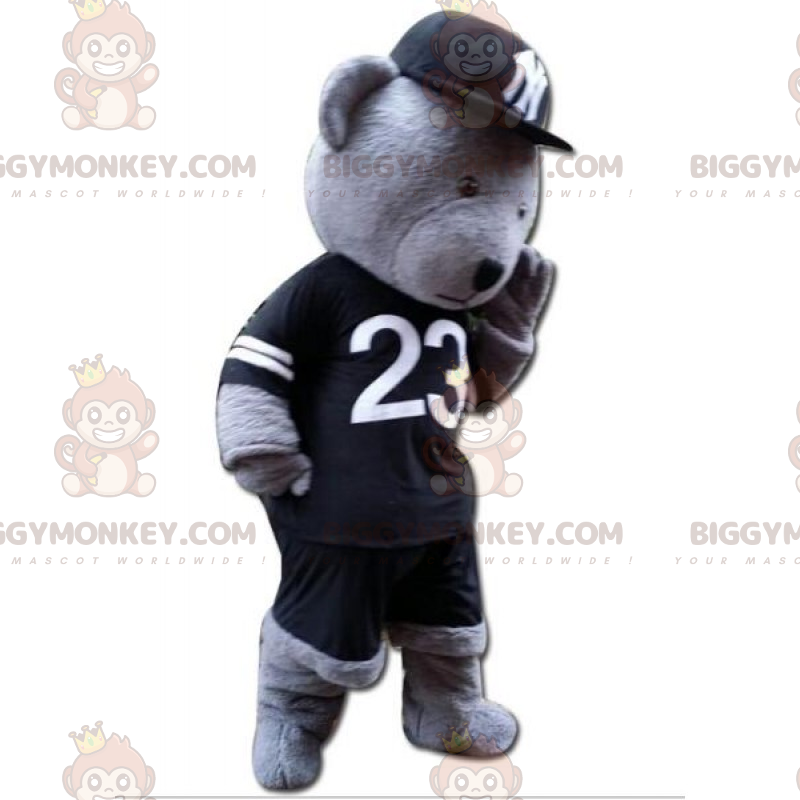 Kostým maskota medvěda BIGGYMONKEY™ v oblečení Yankees Players - Maskot medvěda - BIGGYMONKEY_017390 - BiggyMonkey.com