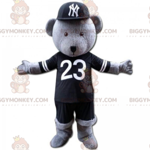 BIGGYMONKEY™ Bjørnemaskotkostume i Yankees Players Outfit -