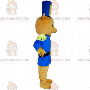 BIGGYMONKEY™ bæremaskotkostyme i blått soldatantrekk - Bjørn maskot - BIGGYMONKEY_017393 - BiggyMonkey.com