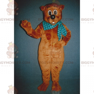 Fantasia de mascote BIGGYMONKEY™ filhote de urso marrom com