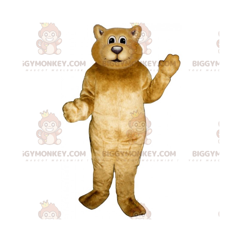 BIGGYMONKEY™ Costume da mascotte orso di peluche Formato L (175-180 CM)