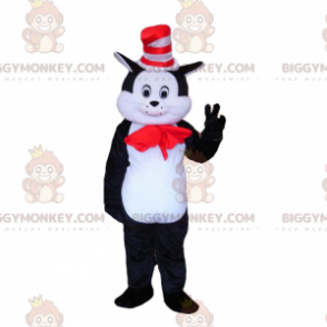 Hut Katze BIGGYMONKEY™ Maskottchenkostüm - Dr. Seuss -