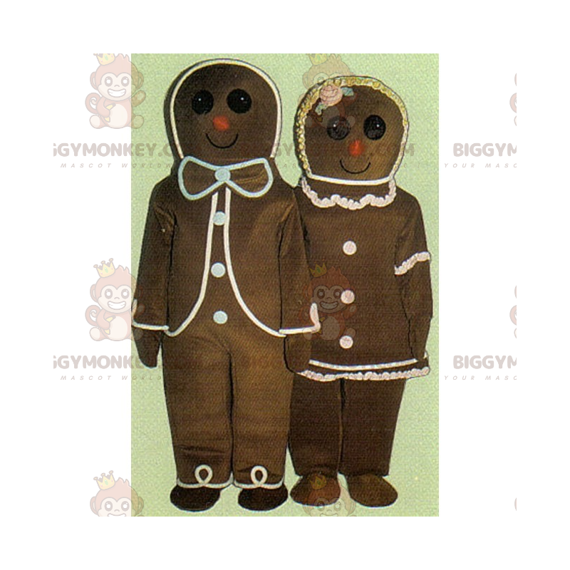 BIGGYMONKEY™ Maskotdräkt för julsäsongen - Pepparkakor - BIGGYMONKEY™ Maskotdräkt för julsäsongen - Pepparkakor -