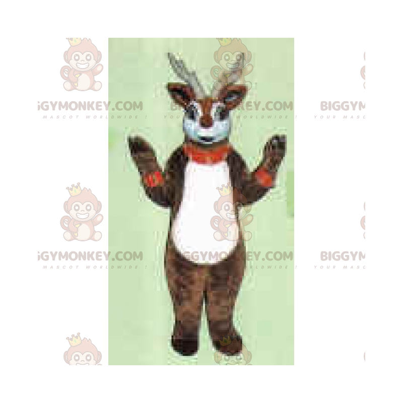 Costume de mascotte BIGGYMONKEY™ du Temps des Fêtes - Renne - Costume de mascotte BIGGYMONKEY™ du Temps des Fêtes - Renne -