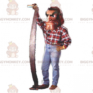 Lumberjack Plaid Shirt BIGGYMONKEY™ Mascot Costume -