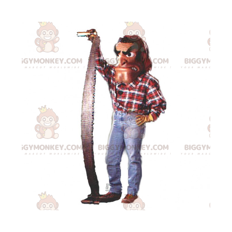 Lumberjack Plädskjorta BIGGYMONKEY™ Maskotdräkt - BiggyMonkey Lumberjack Plädskjorta BIGGYMONKEY™ Maskotdräkt - BiggyMonkey