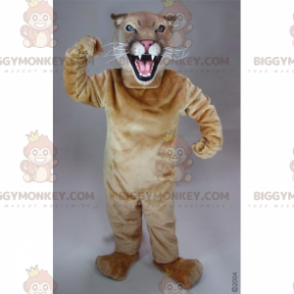 Στολή μασκότ αιλουροειδών BIGGYMONKEY™ Angry Tan -