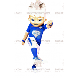 BIGGYMONKEY™ Fodboldspiller-maskotkostume - Biggymonkey.com