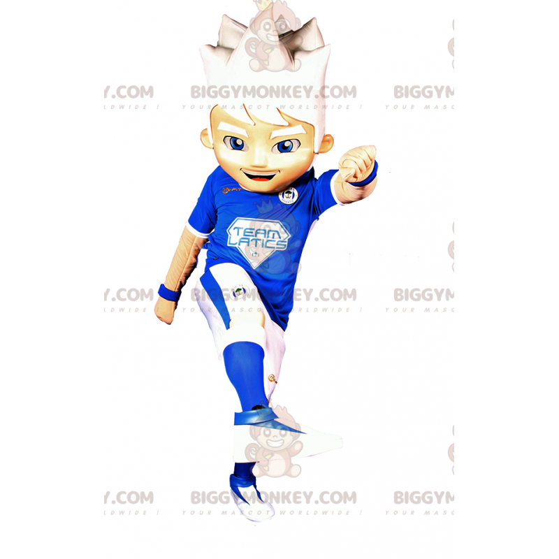 BIGGYMONKEY™ Fodboldspiller-maskotkostume - Biggymonkey.com BIGGYMONKEY™ Fodboldspiller-maskotkostume - Biggymonkey.com
