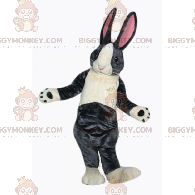 BIGGYMONKEY™ kaninmaskotkostyme med lange ører - Kanin maskot - BIGGYMONKEY_017466 - BiggyMonkey.com