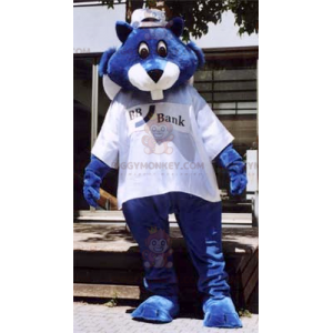 Blue Beaver BIGGYMONKEY™ Mascot Costume - Biggymonkey.com