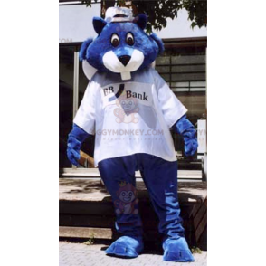 Blue Beaver BIGGYMONKEY™ Mascot Costume - Biggymonkey.com
