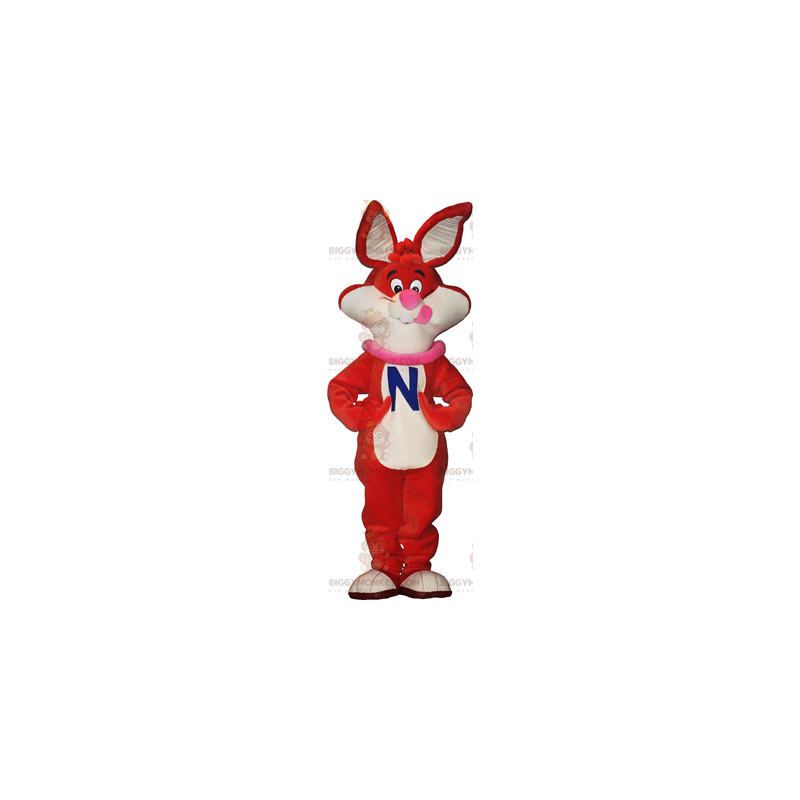 Costume de mascotte BIGGYMONKEY™ Lapin Orange - Biggymonkey.com Costume de mascotte BIGGYMONKEY™ Lapin Orange - Biggymonkey.com