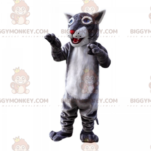 BIGGYMONKEY™ Blue Eyed Wolf Mascot Costume - Biggymonkey.com