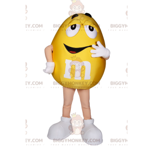 BIGGYMONKEY™ M&Ms gule maskotkostume - Biggymonkey.com