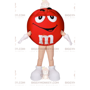 Costume de mascotte BIGGYMONKEY™ M&Ms Rouge - Biggymonkey.com